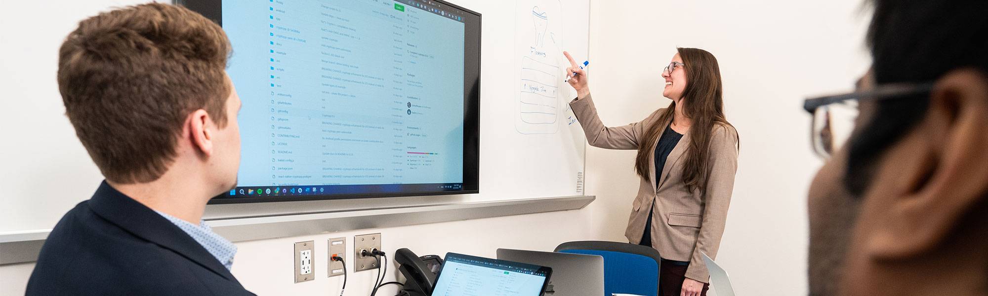 ACI Grant Banner, showing graduate students working